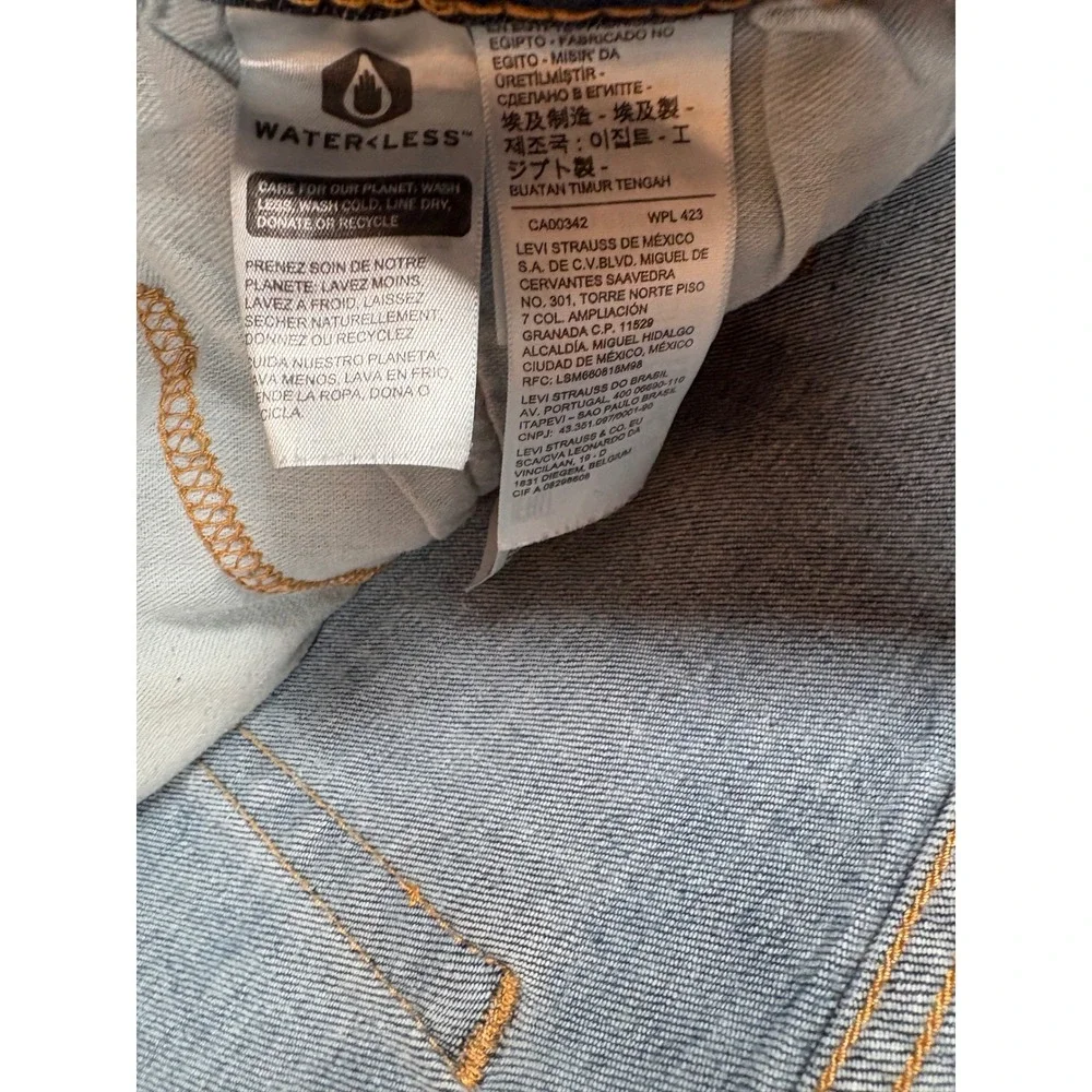 Levis 514 Straight Fit Jeans Mens 33x30 Dark Wash Blue Denim Pants